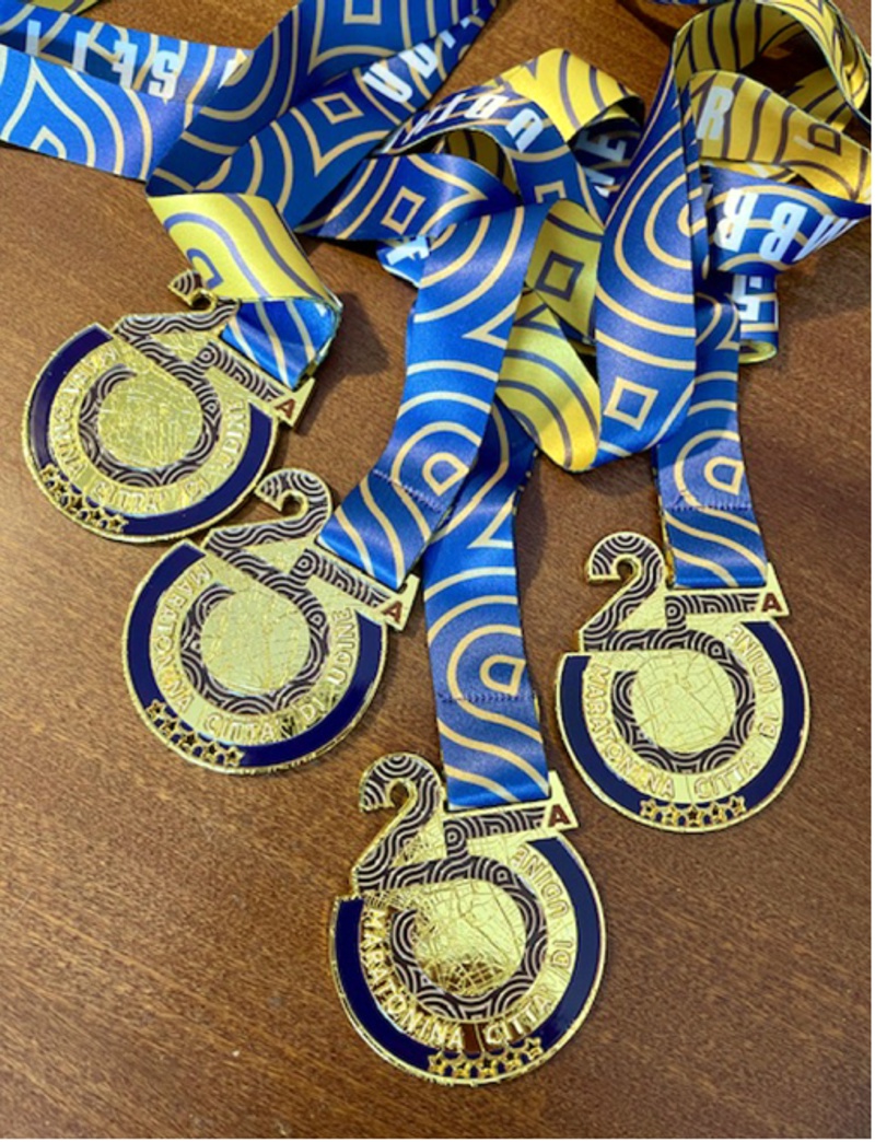 Medaglie della Maratonina di Udine numero 25