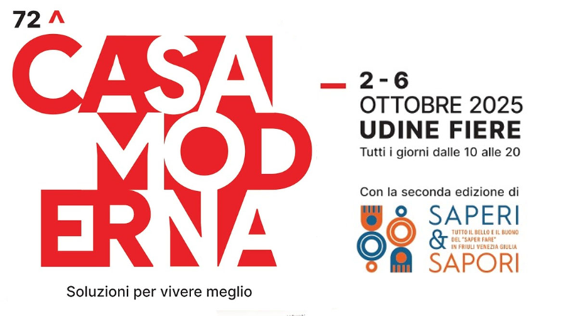 Casa Moderna dal 2 al 6 ottobre 2025, Udine Fiere dalle 10 alle 20